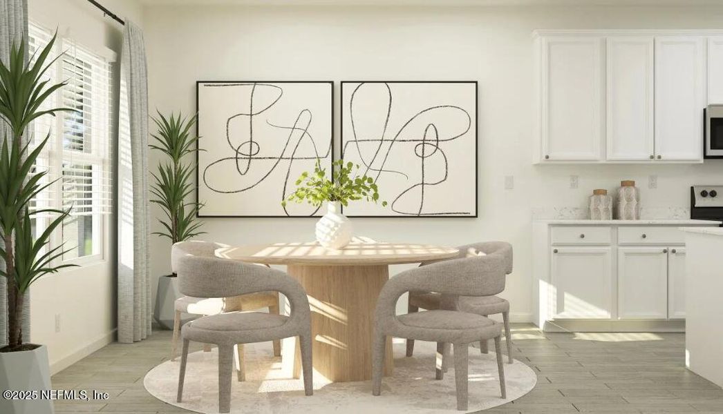 Furnished interior view inside a new home in Tributary: Tributary Royal Collection, Yulee (Image 14).