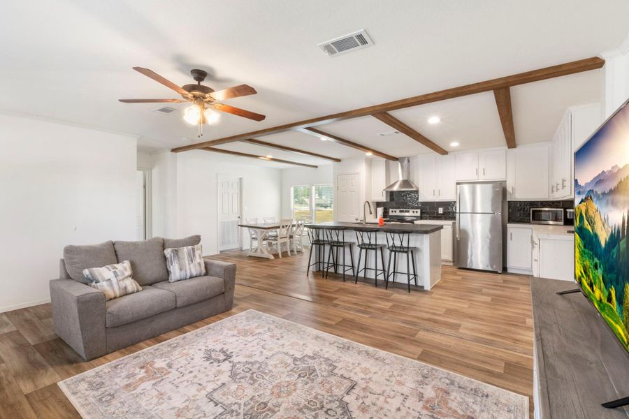 Furnished interior view inside a new home in , Somerville (Image 13).