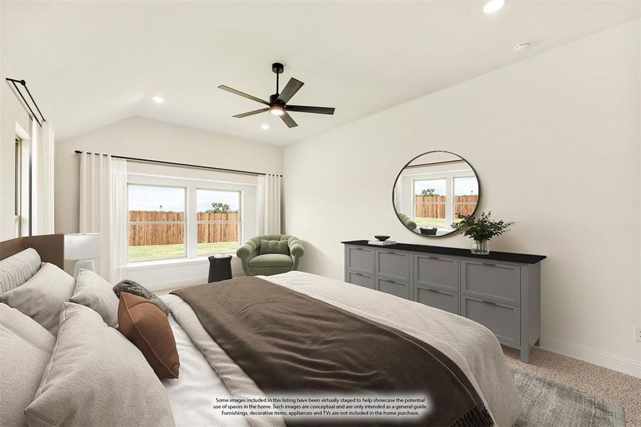 Furnished interior view inside a new home in Waverly Estates, Josephine (Image 11).