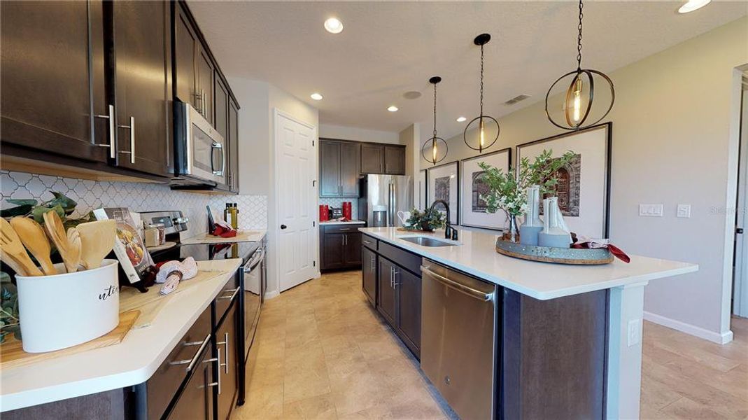 Furnished interior view inside a new home in Seminole Palms, Palm Coast (Image 4).
