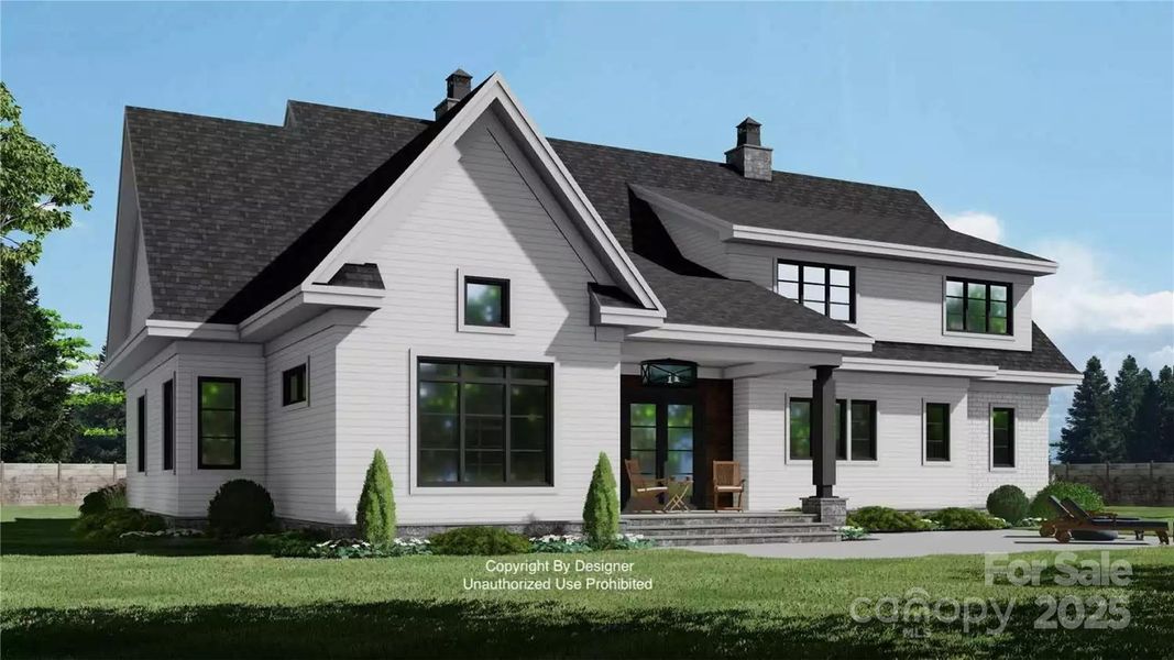 Front exterior of a new home in , Denver, NC, highlighting curb appeal (Image 18).