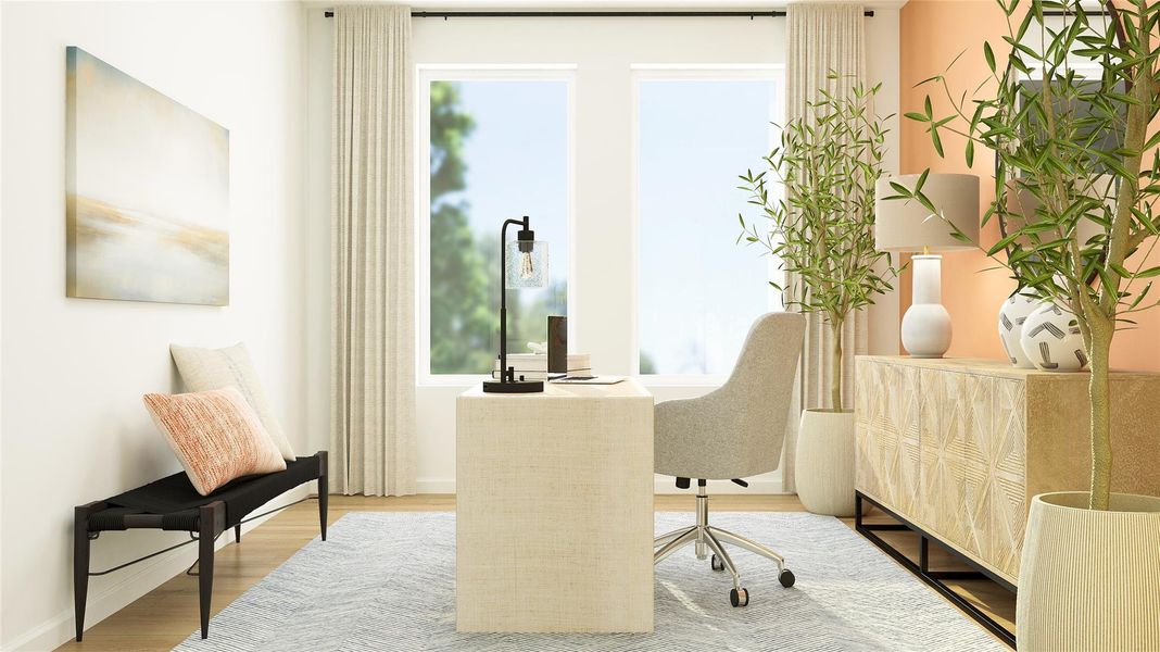 Furnished interior view inside a new home in River Ranch, Dayton (Image 8).