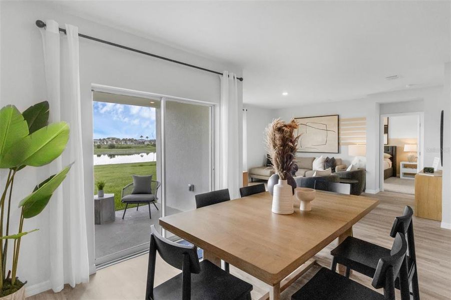 Furnished interior view inside a new home in Wind Meadows South, Bartow (Image 17).