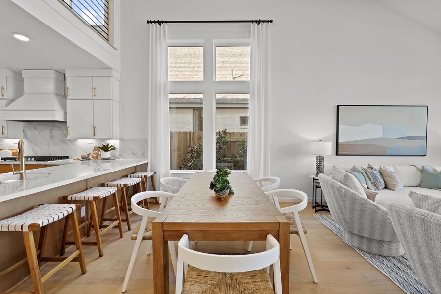 Furnished interior view inside a new home in Elyson 45' & 70', Katy (Image 12).