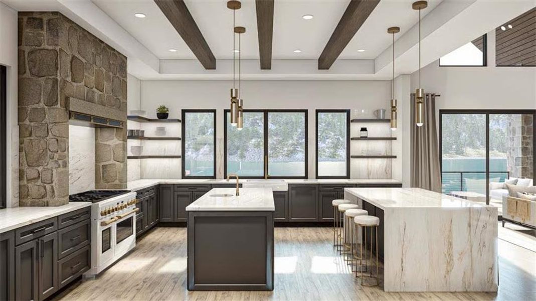 Furnished interior view inside a new home in , Acworth (Image 7).