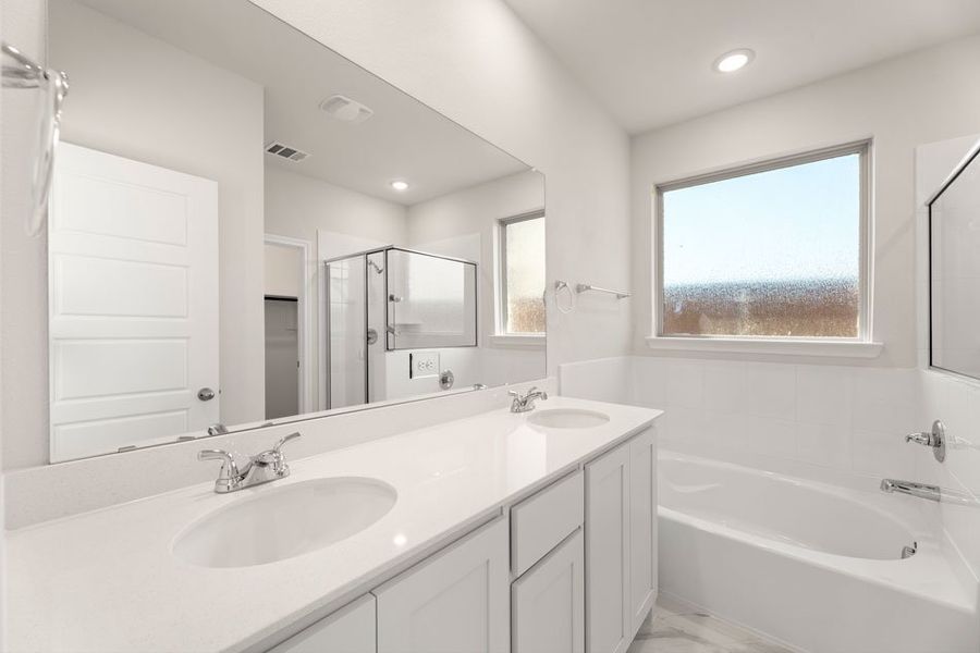 Representative exterior photo of a completed home built from the Cottonwood by Impression Homes in ValleyBrooke, Mesquite, TX (Image 14).