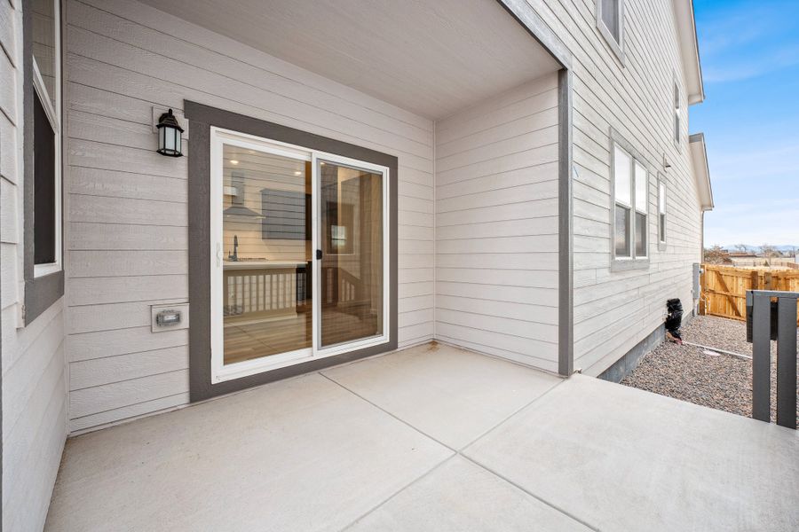 Representative exterior photo of a completed home built from the Meridian by Taylor Morrison in Farmlore, Brighton, CO (Image 22).