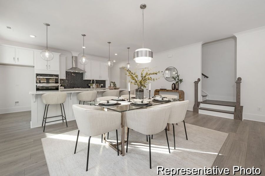 Furnished interior view inside a new home in Stonebridge Fairways, Monroe (Image 4).
