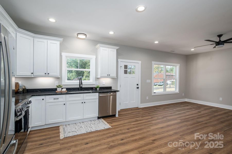 Furnished interior view inside a new home in , Lowell (Image 6).