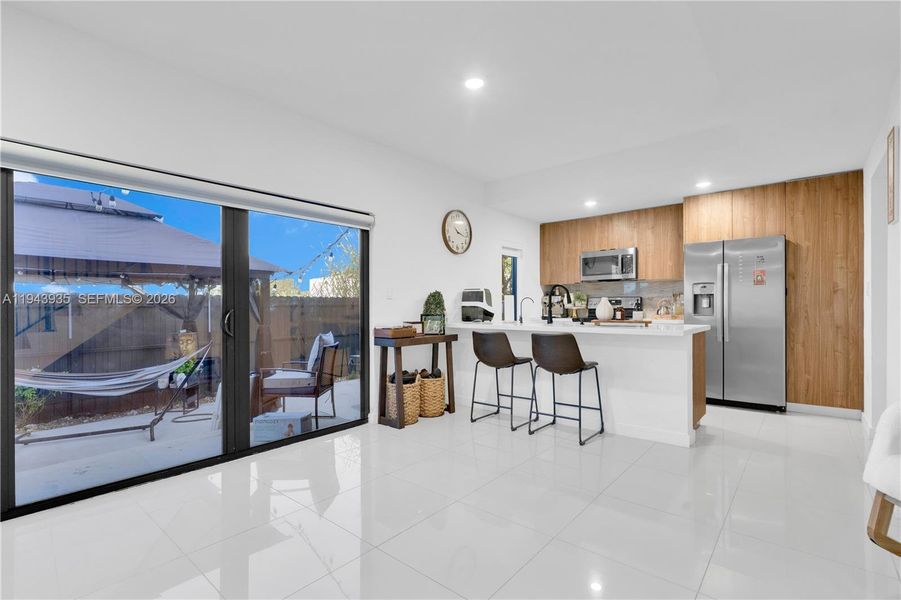 Furnished interior view inside a new home in , Florida City (Image 32).