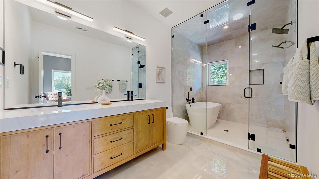 Furnished interior view inside a new home in , Denver (Image 17).