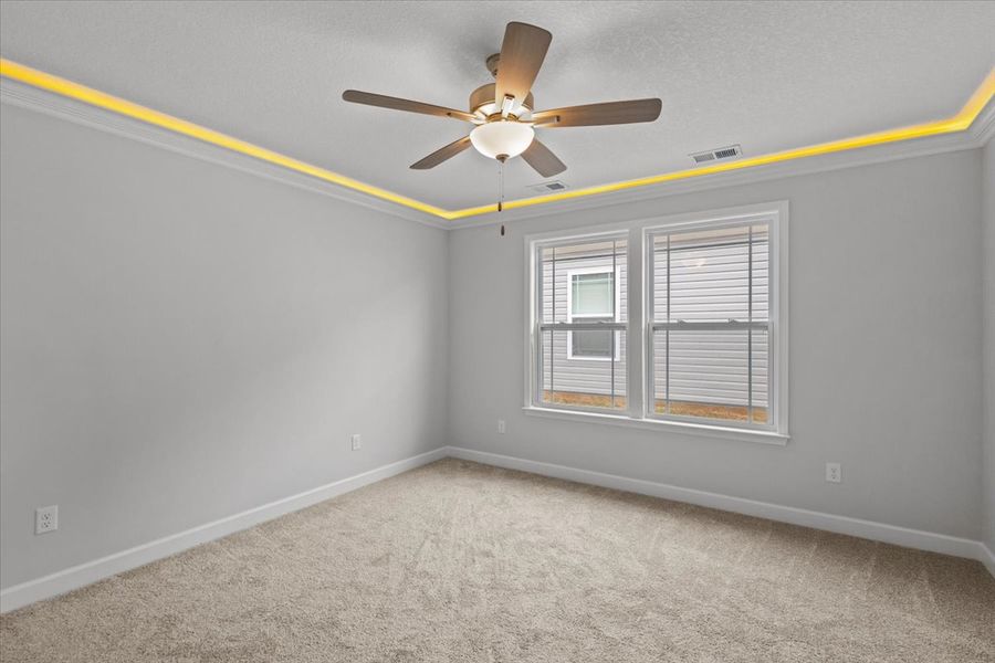Representative unfurnished interior of a home built from the Ellison by Enchanted Homes in Hampshire Heights, Moore (Image 15).