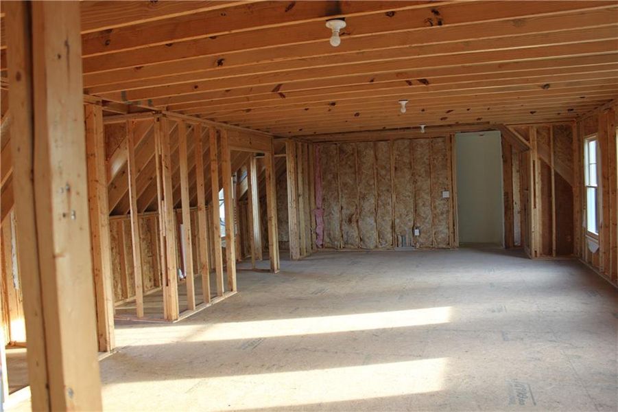 In-progress construction of a new home in , Milton, GA (Image 46).