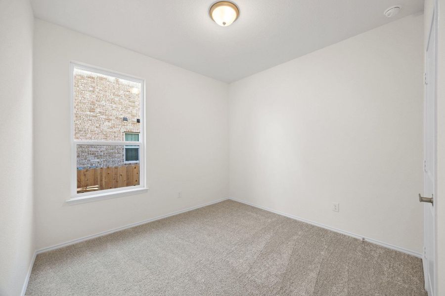 Spacious, unfurnished interior of a new home in Salerno - Classic Collection, Round Rock (Image 18). Spacious, unfurnished interior of a new home in Salerno - Classic Collection, Round Rock (Image 18).