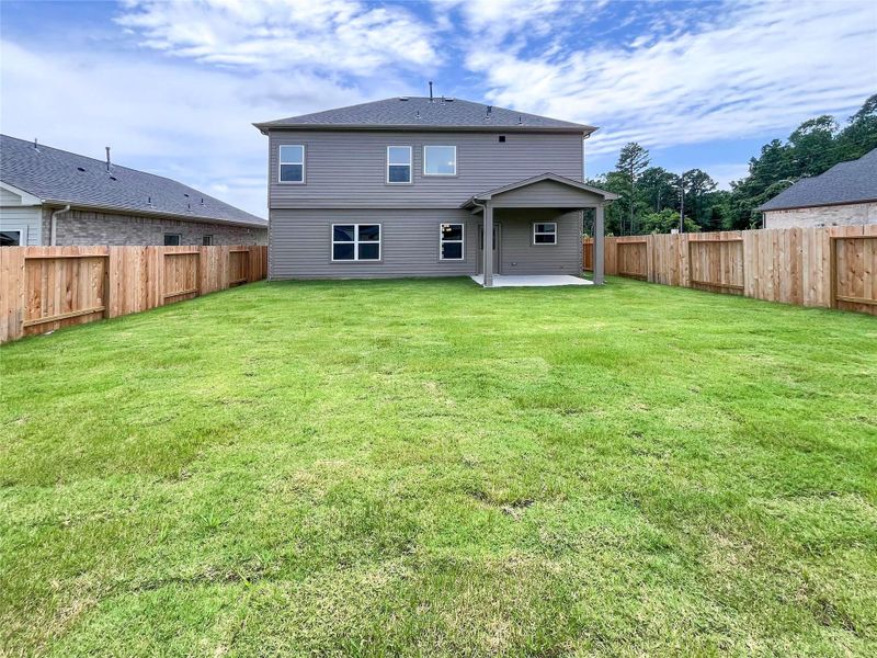 The McGinnis- Rear Yard. The McGinnis- Rear Yard.