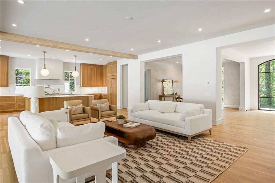 Furnished interior view inside a new home in , Atlanta (Image 13). Furnished interior view inside a new home in , Atlanta (Image 13).