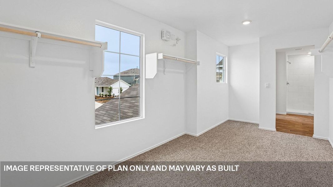Spacious, unfurnished interior of a new home in Wayside, Uhland (Image 43).