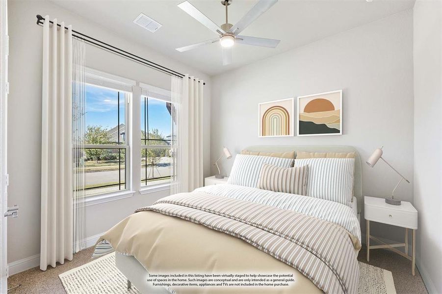 Furnished interior view inside a new home in Union Park Classic 60, Little Elm (Image 6).