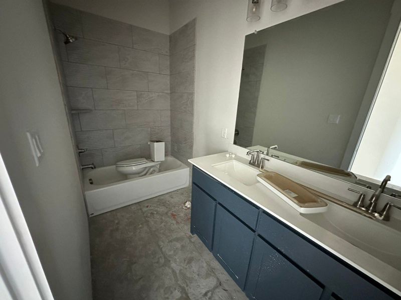 In-progress construction of a new home in Eagle Ridge Estates, Weatherford, TX (Image 10).