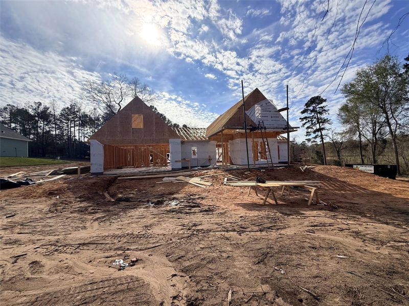 In-progress construction of a new home in , Plantersville, TX (Image 5).