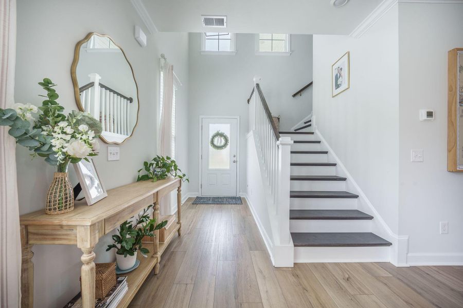 Furnished interior view inside a new home in Cordgrass Landing, Johns Island (Image 15).