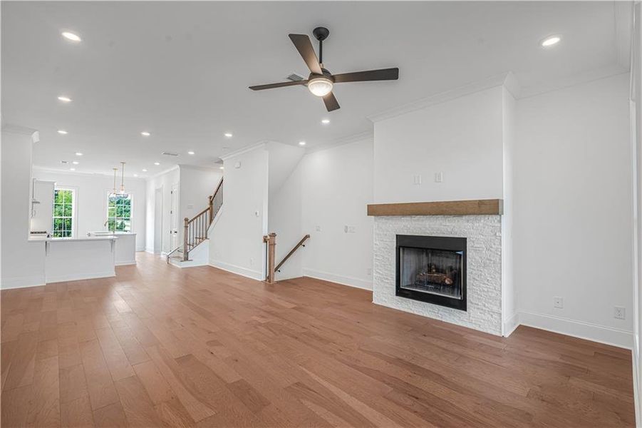 Spacious, unfurnished interior of a new home in Waterhaven, Cumming (Image 54).