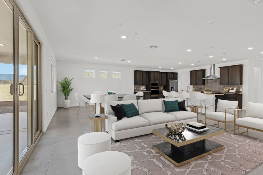 Furnished interior view inside a new home in Cantabria at Rincon Knolls, Vail (Image 3).