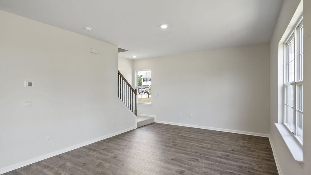 Spacious, unfurnished interior of a new home in Baker Farm, Youngsville (Image 20). Spacious, unfurnished interior of a new home in Baker Farm, Youngsville (Image 20).