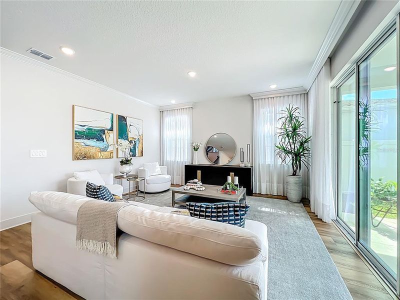 Furnished interior view inside a new home in Summerlake Reserve, Winter Garden (Image 14).