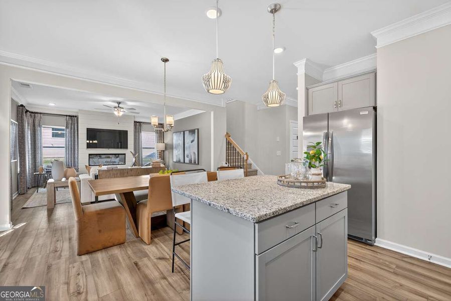 Furnished interior view inside a new home in Cobblestone Crossing Commons, Byron (Image 13). Furnished interior view inside a new home in Cobblestone Crossing Commons, Byron (Image 13).