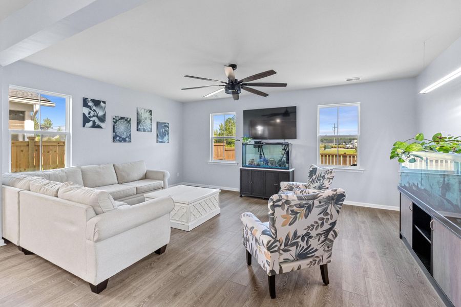 Furnished interior view inside a new home in Sweetgrass at Summers Corner, Summerville (Image 26).