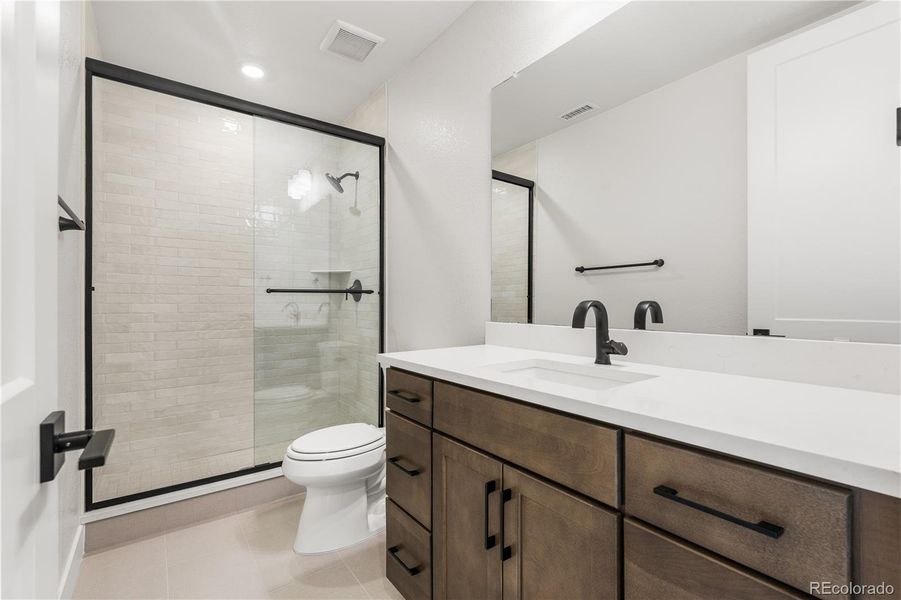 Furnished interior view inside a new home in Luxe at The Canyons, Castle Pines (Image 13).