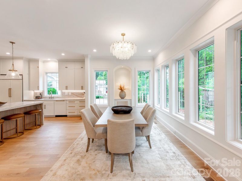 Furnished interior view inside a new home in , Charlotte (Image 9).