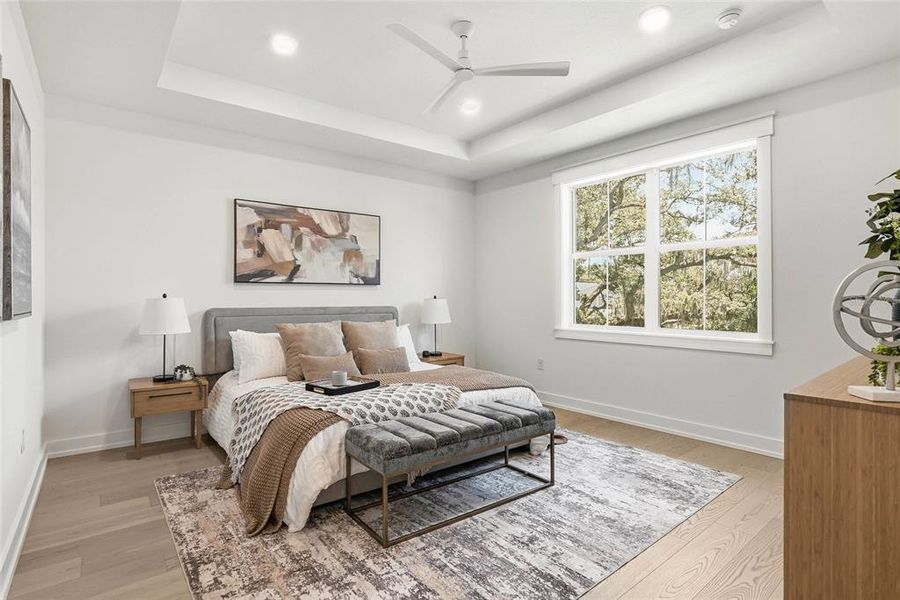 Furnished interior view inside a new home in , Tampa (Image 45).