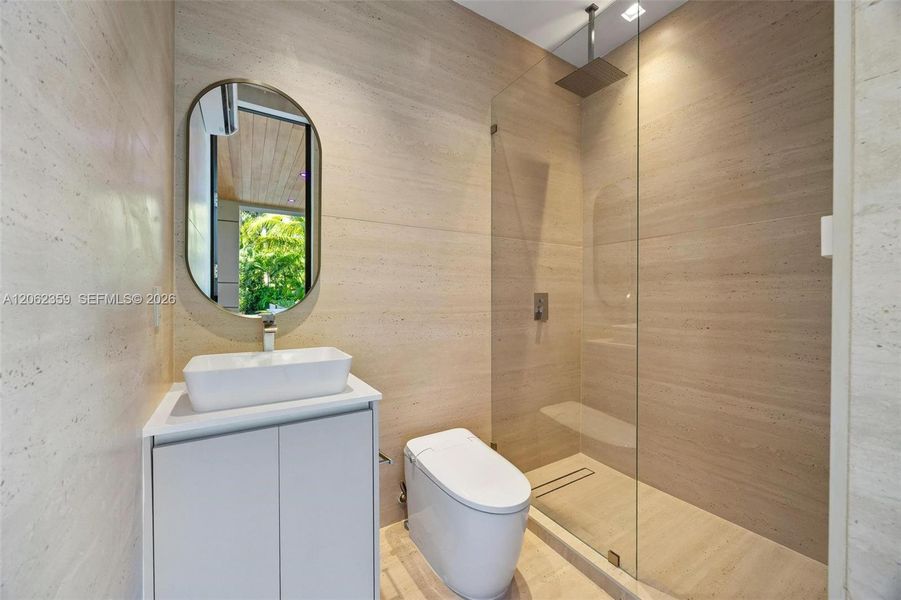 Furnished interior view inside a new home in , Miami (Image 15). Furnished interior view inside a new home in , Miami (Image 15).