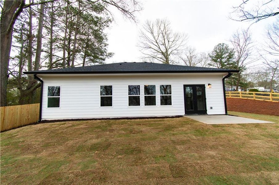 Exterior details and patio area of a home in , Cartersville (Image 3).