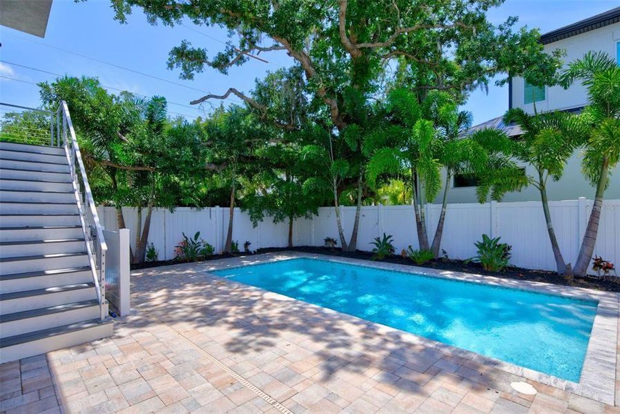 Exterior details and patio area of a home in , Sarasota (Image 27).