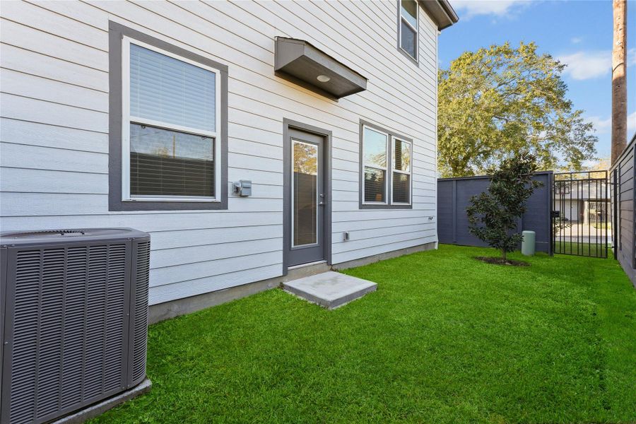 Private secure backyard