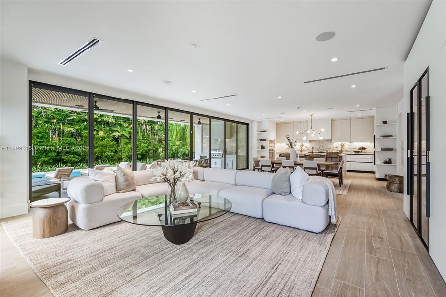 Furnished interior view inside a new home in , South Miami (Image 19).