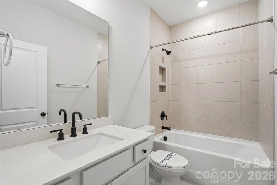 Furnished interior view inside a new home in Villas at Prestwick, Mooresville (Image 15).