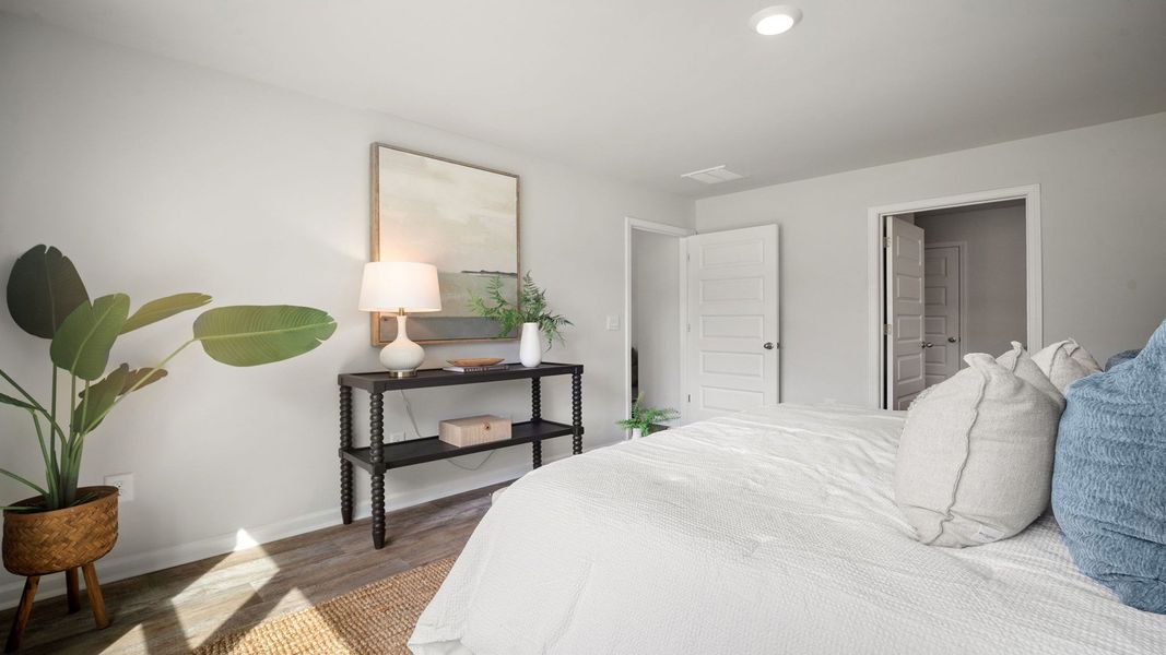 Furnished interior view inside a new home in The Groves at Bees Creek, Ridgeland (Image 22).