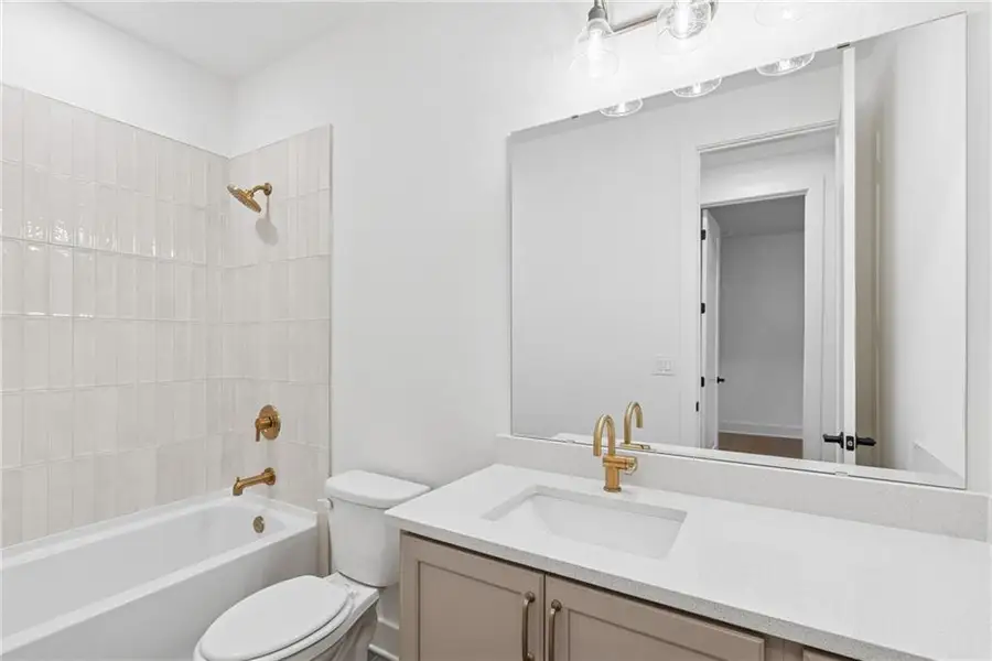 Furnished interior view inside a new home in Crescent Pointe at Great Sky, Canton (Image 7).