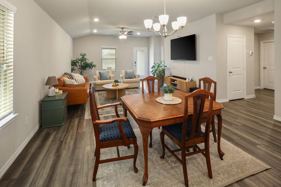 Furnished interior view inside a new home in , College Station (Image 13).