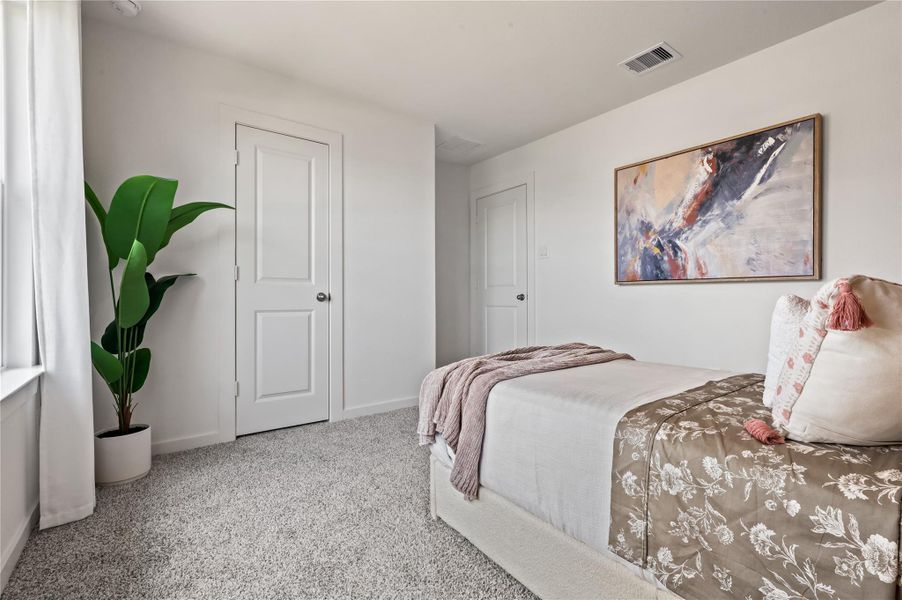 Furnished interior view inside a new home in August Trails, Needville (Image 17).