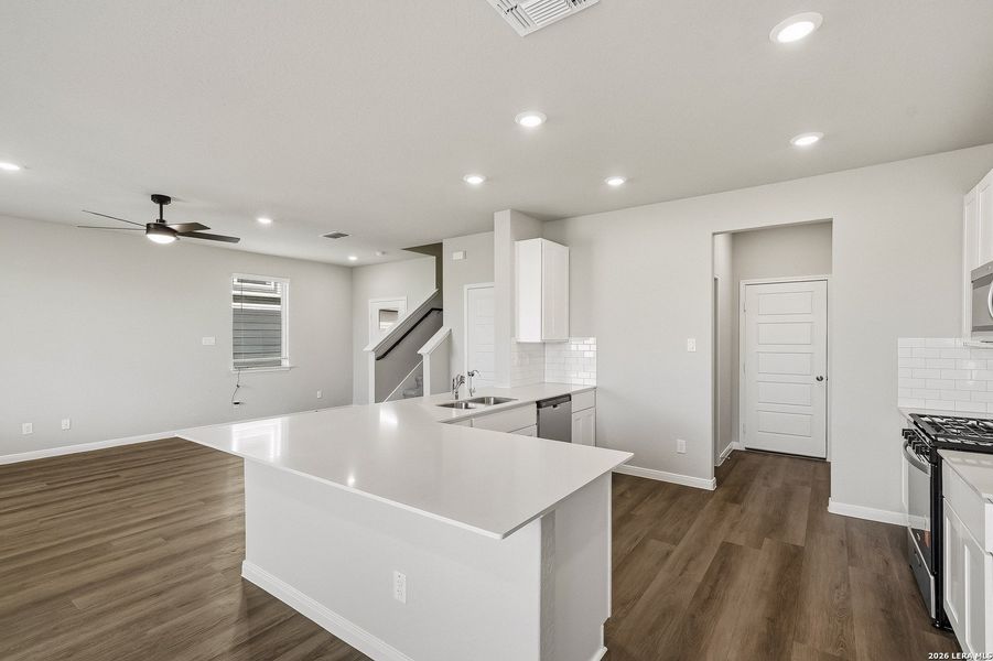 Furnished interior view inside a new home in Hickory Ridge, Elmendorf (Image 11).