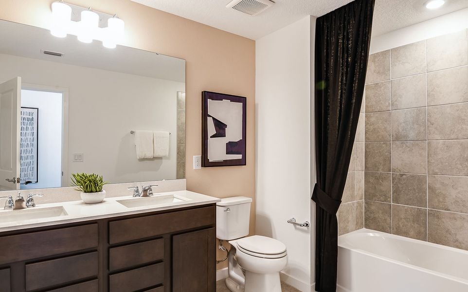 Furnished interior view inside a new home in Spencer Glen, Riverview (Image 20).