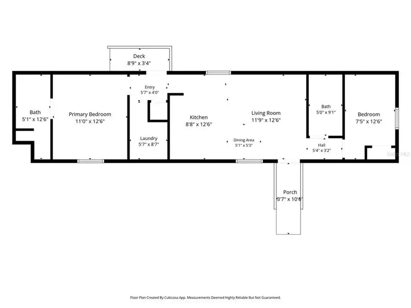 2D floor plan layout of this home in , Webster, FL (Image 3).