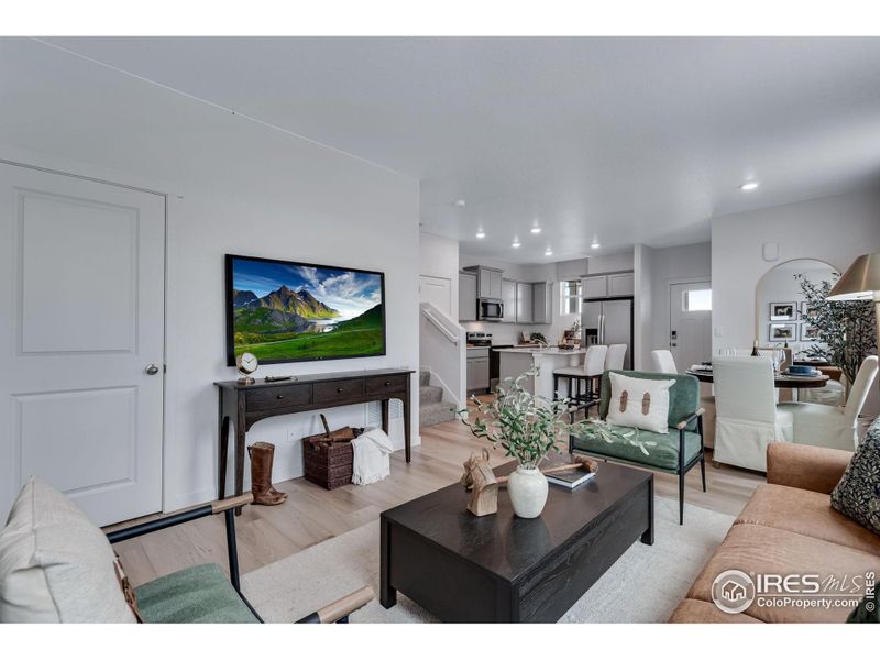 Furnished interior view inside a new home in Vista Meadows, Fort Lupton (Image 11).