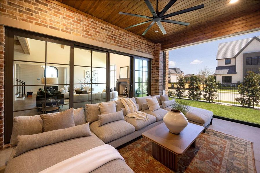 Exterior details and patio area of a home in , Southlake (Image 3).