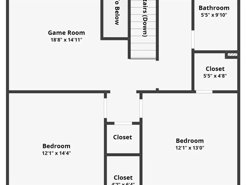 2D floor plan layout of this home in , Grand Prairie, TX (Image 3).